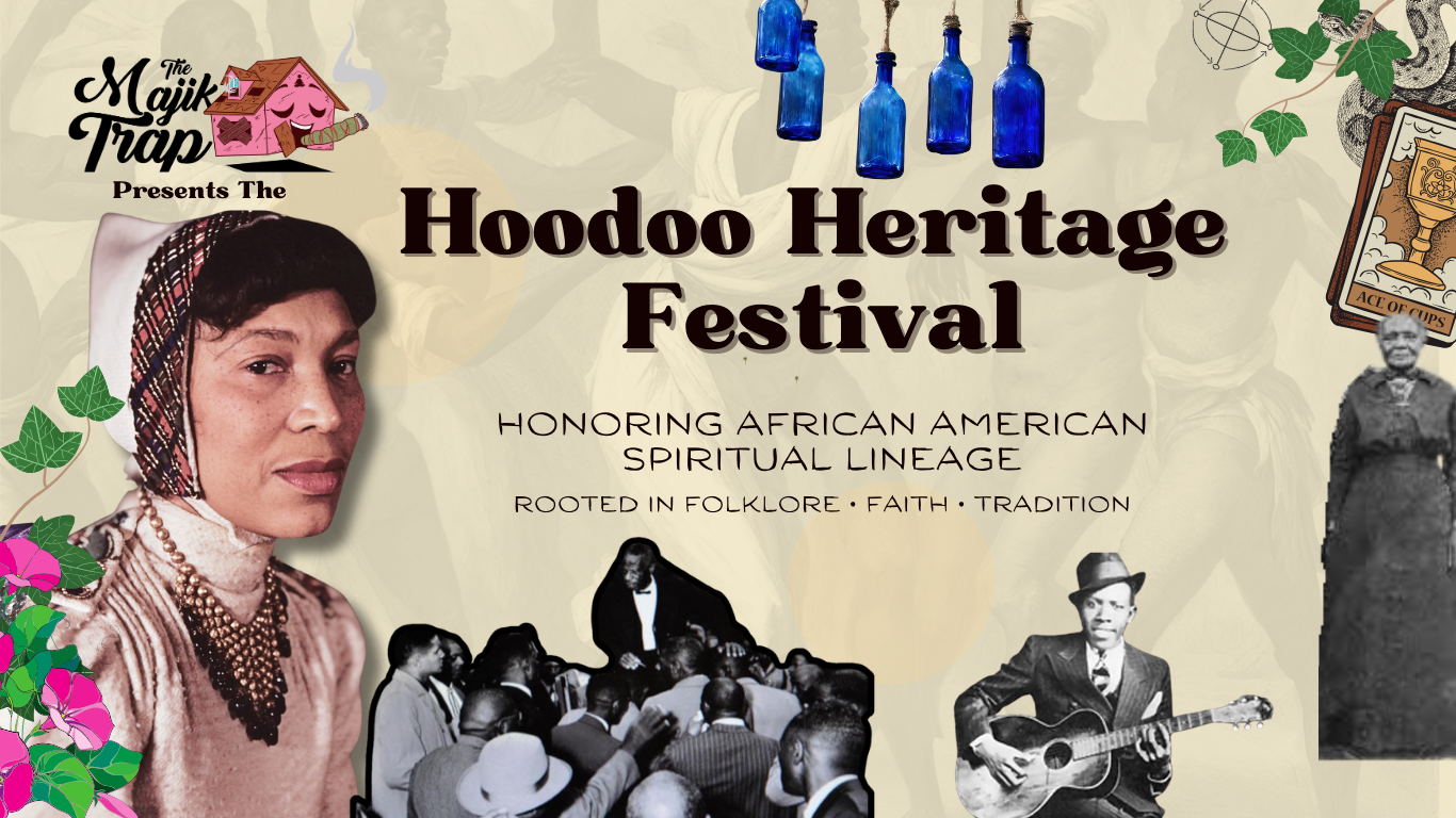 Load video: This video features an ad for the annual hoodoo heritage festival held in Nashville,TN.
