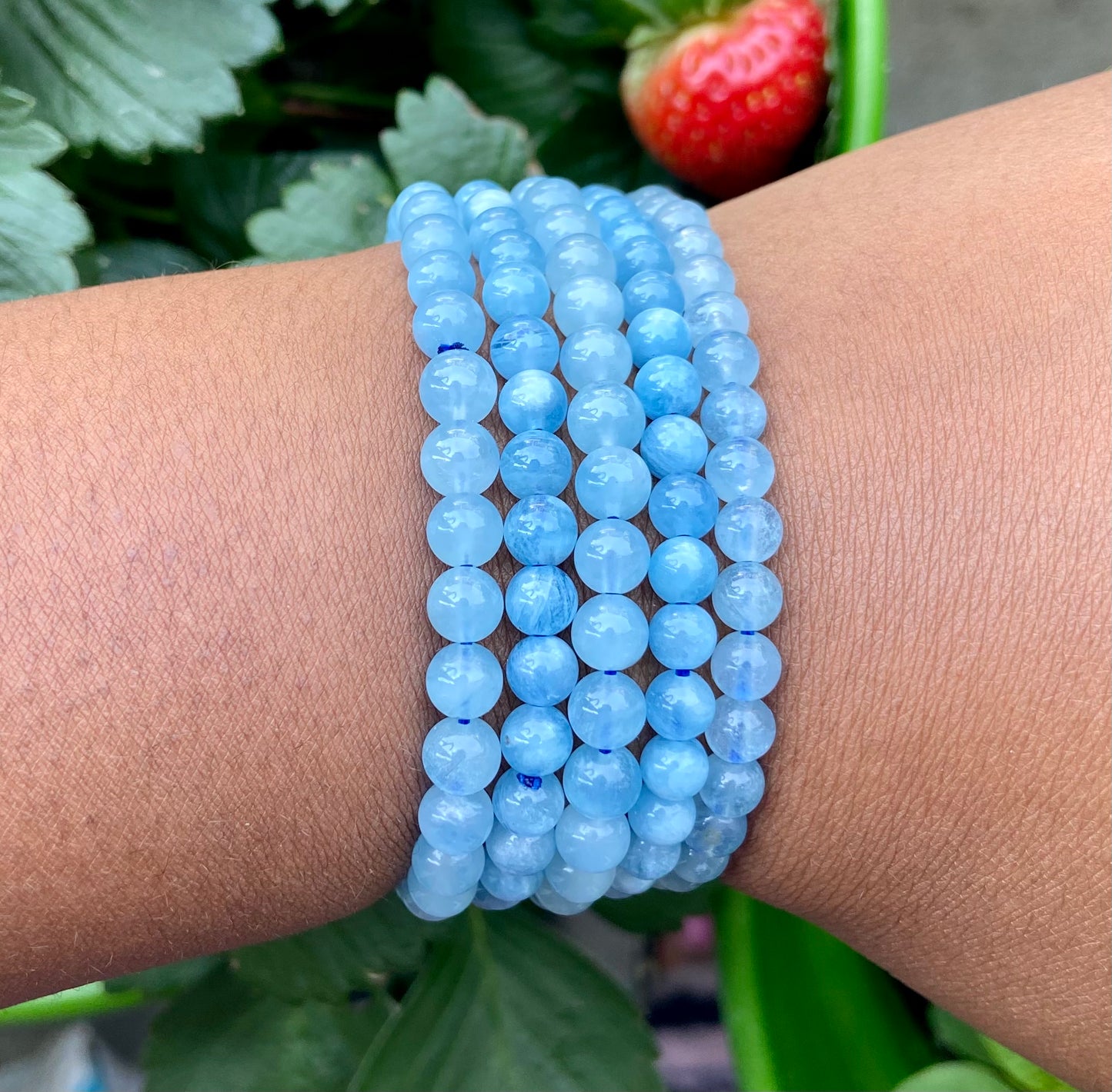 Aquamarine bracelet