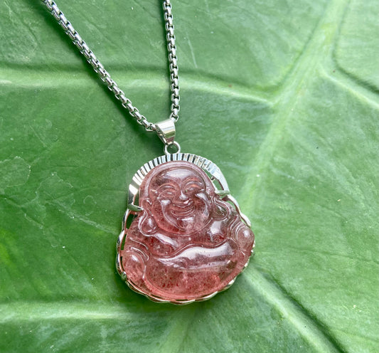 Cherry Quartz Budda