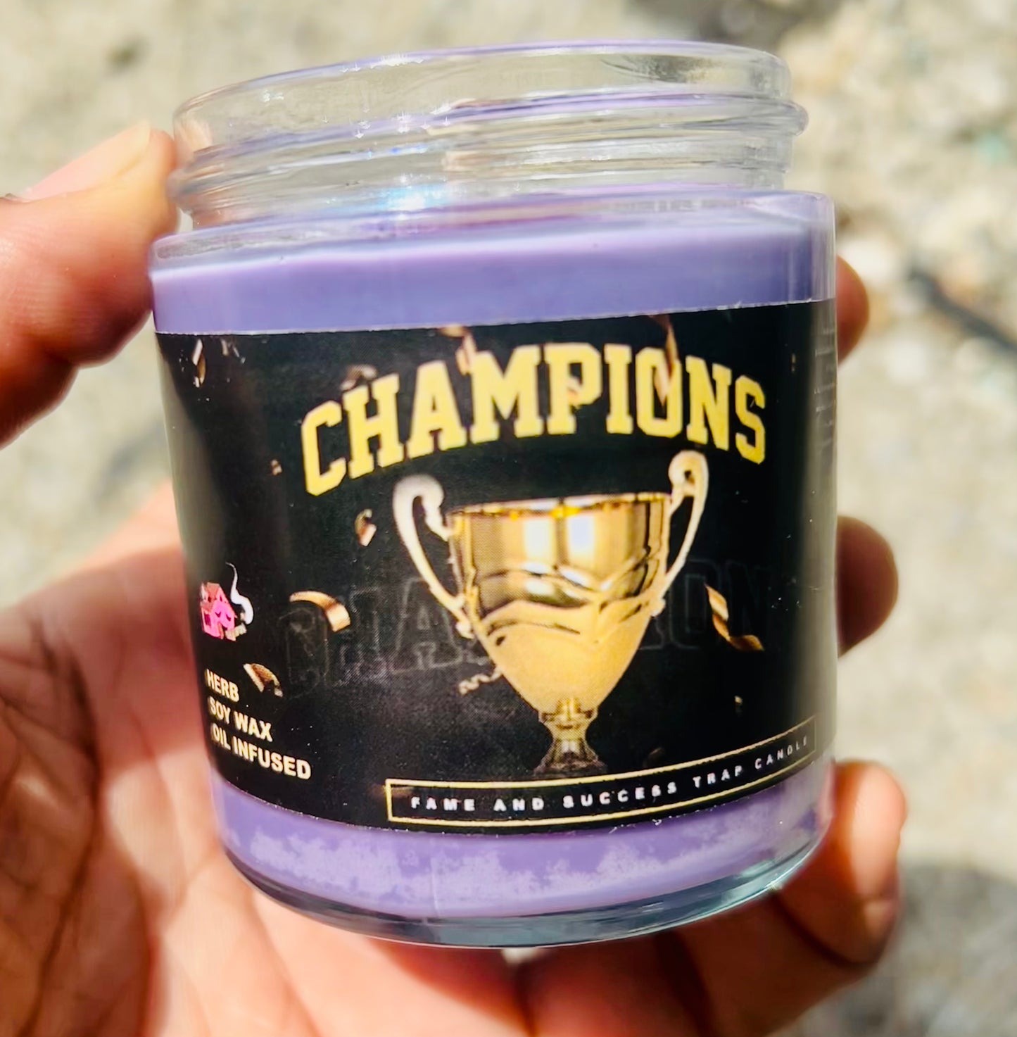 "Champions" The Crown of Success Trap Candle