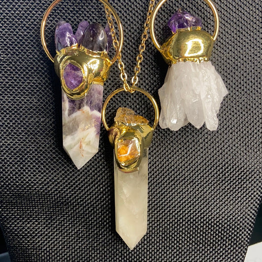 Large Custom Crystal Necklaces