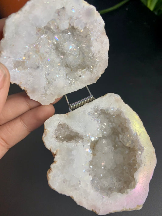 Crystal Geode ring box