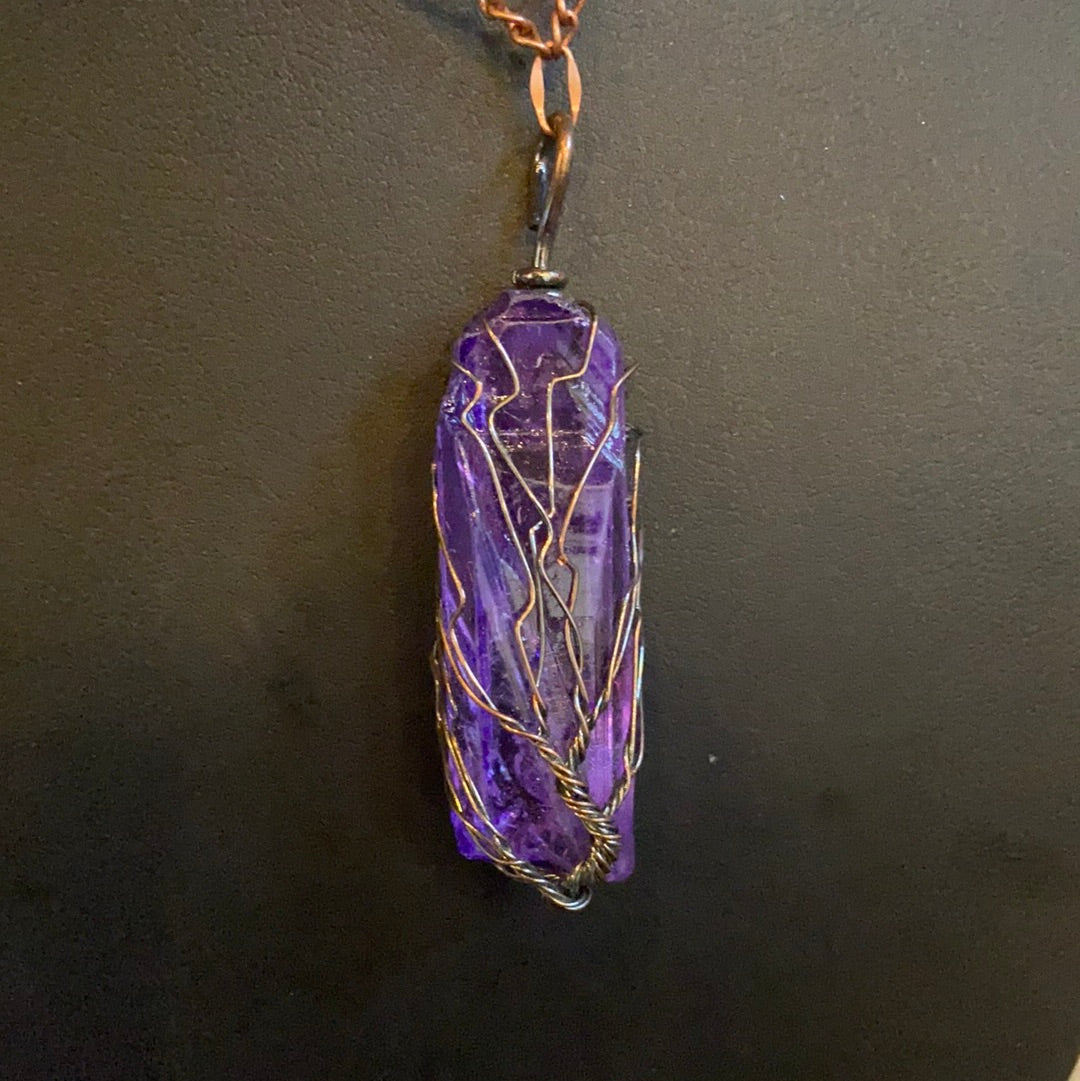 Aura Quartz Necklace