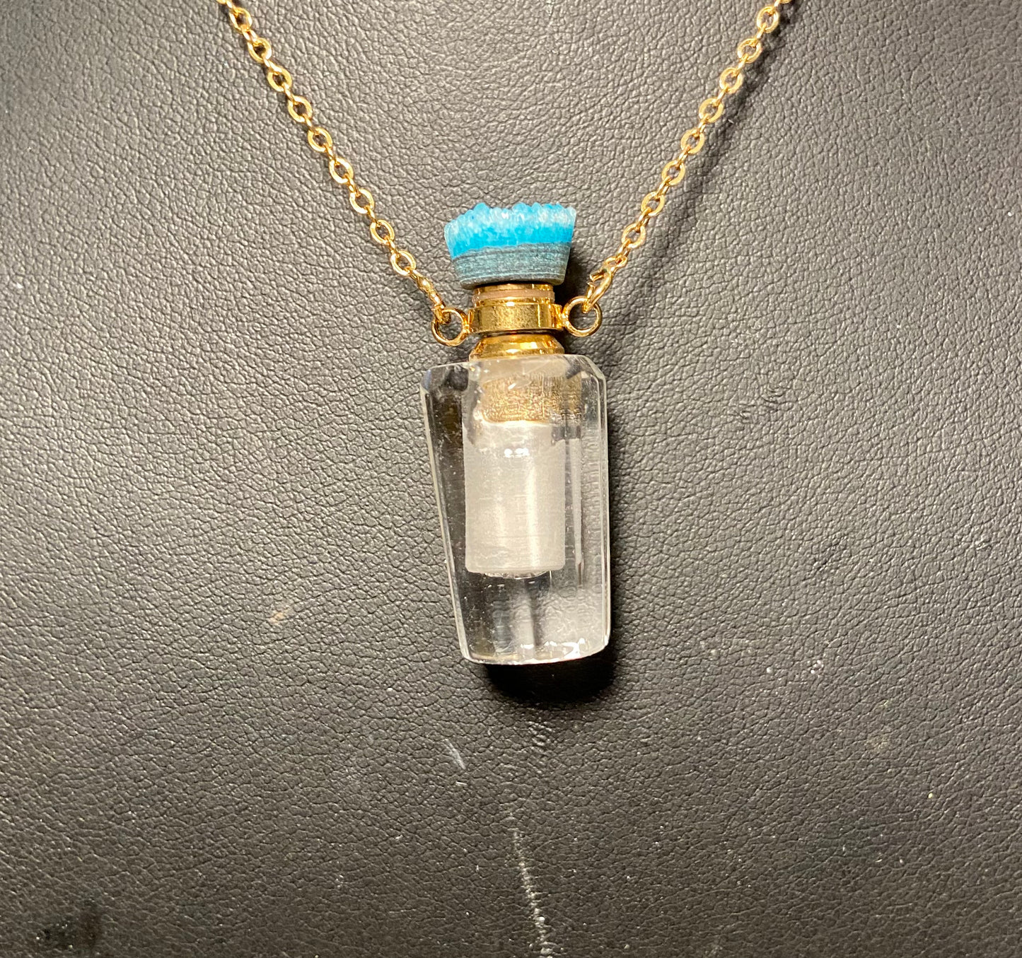 Perfume Bottle Necklace