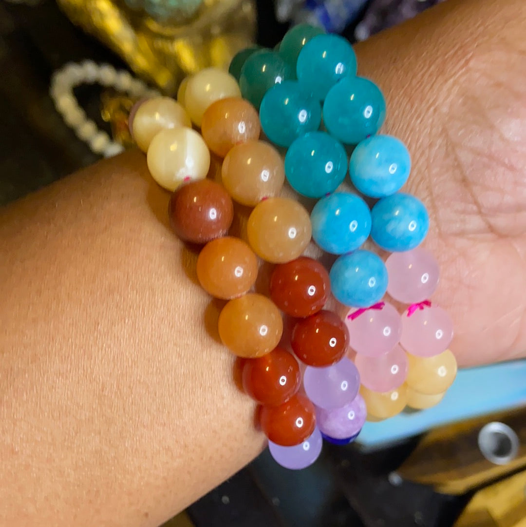 Chakra crystal bracelet
