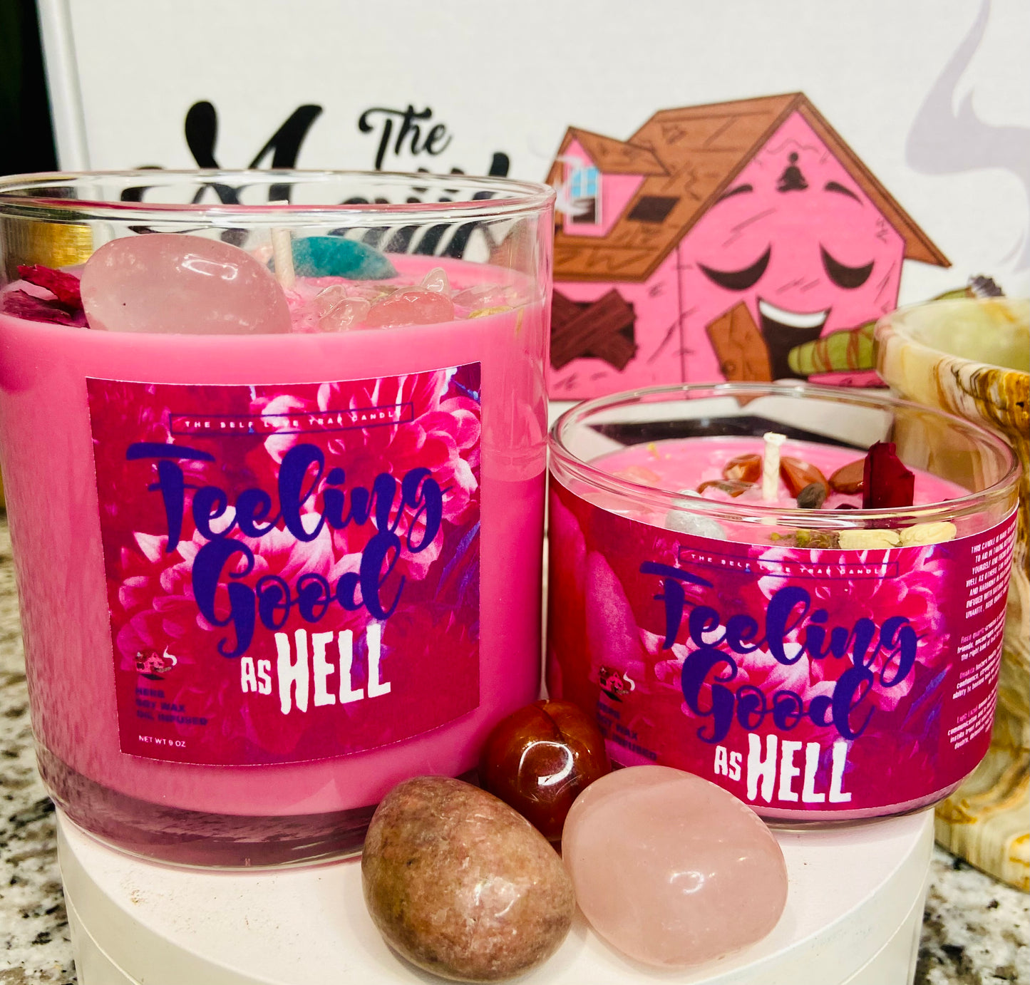 "Feeling Good as Hell" Self Love Trap Candle