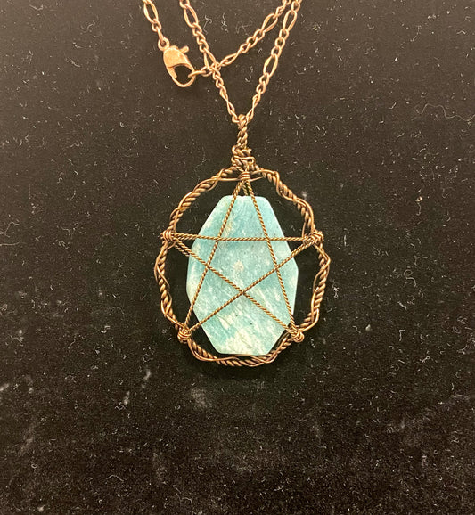 Amazonite Pentagram