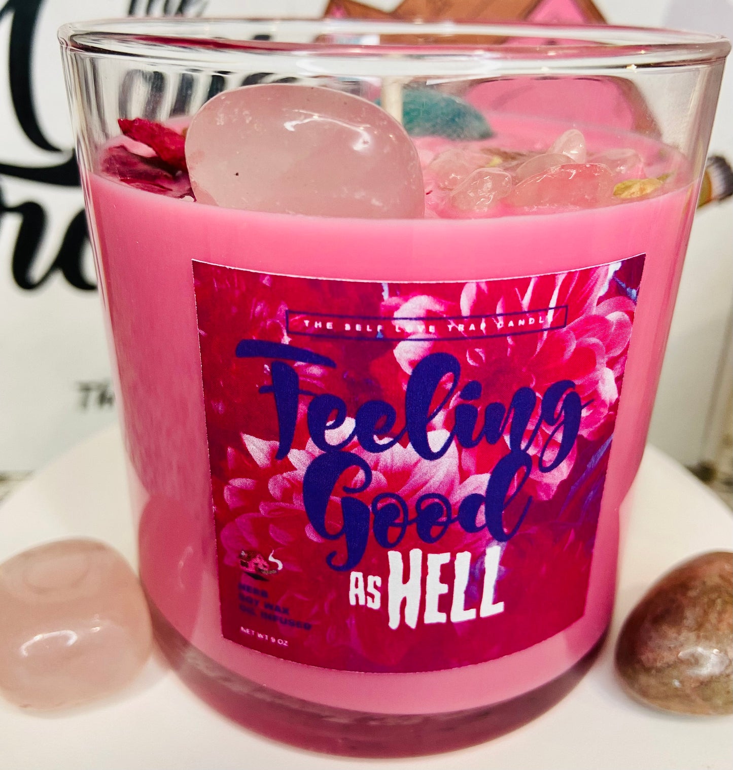 "Feeling Good as Hell" Self Love Trap Candle