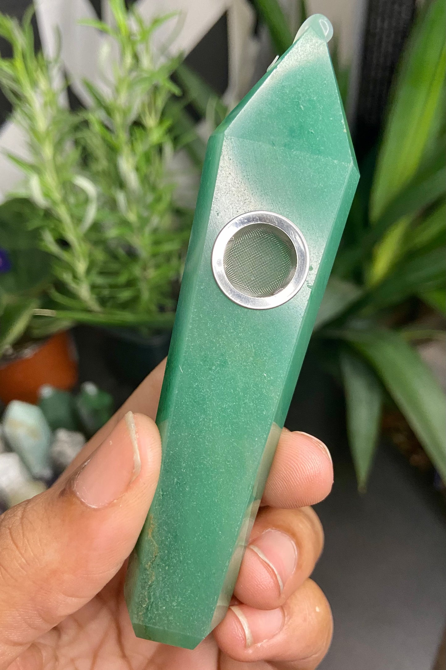Crystal point pipe