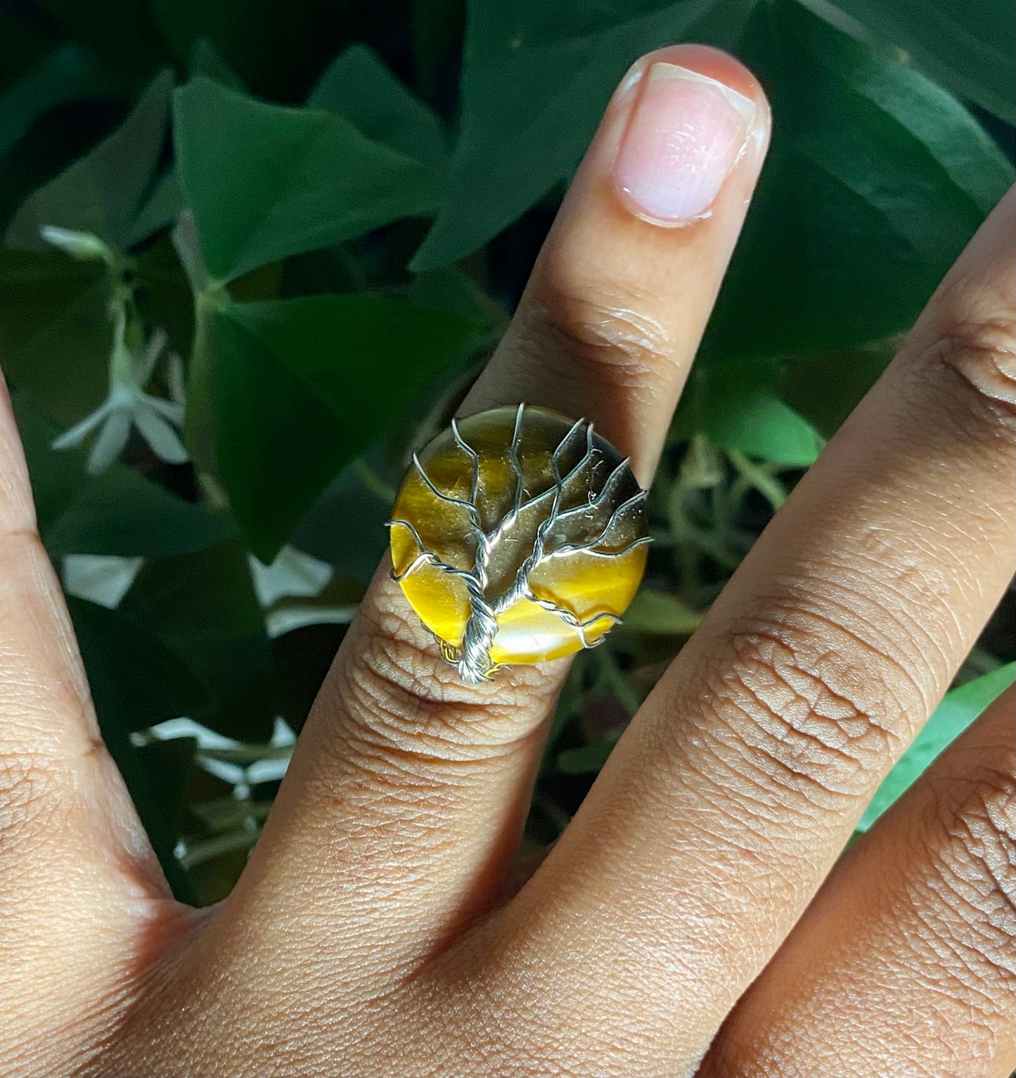 Tree of Life Crystal Ring