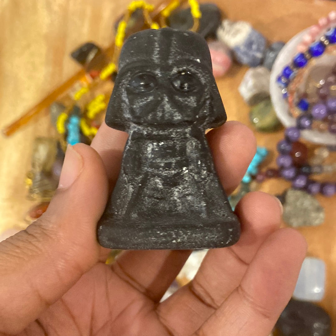 Likeness of Star Wars Character Carvings