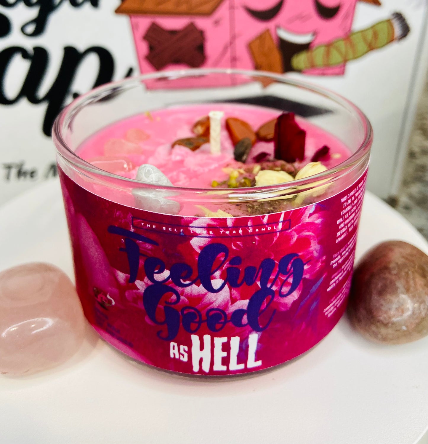 "Feeling Good as Hell" Self Love Trap Candle