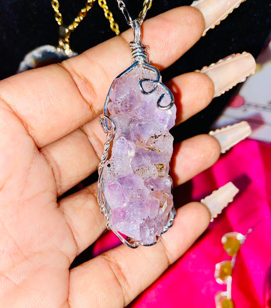 Amethyst Geode Necklace