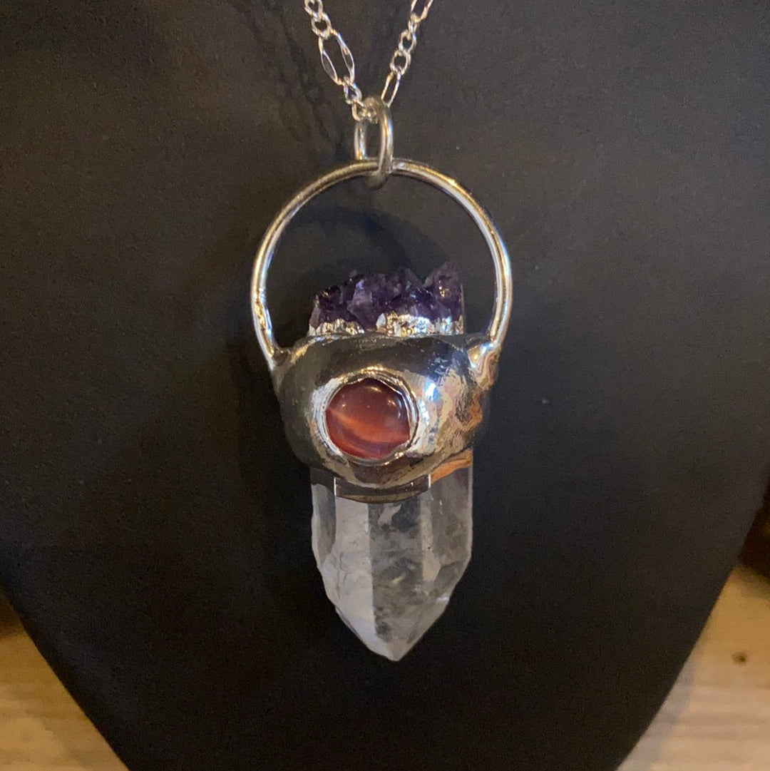 Large Custom Crystal Necklaces