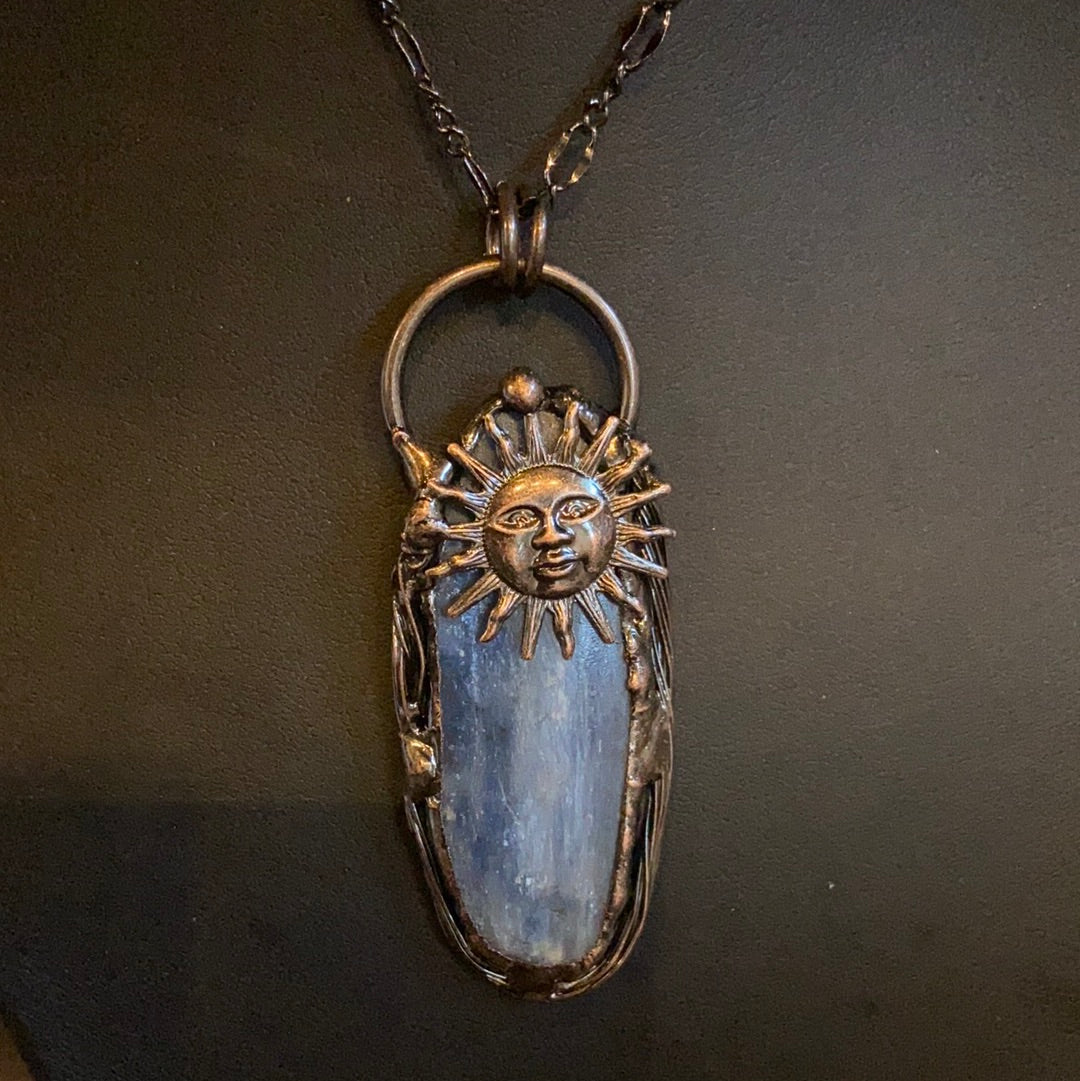 Kyanite Sun Necklace