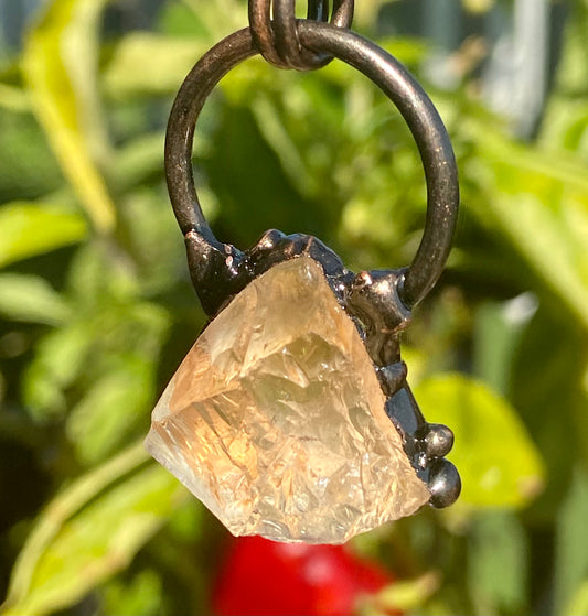 Raw Citrine Necklace