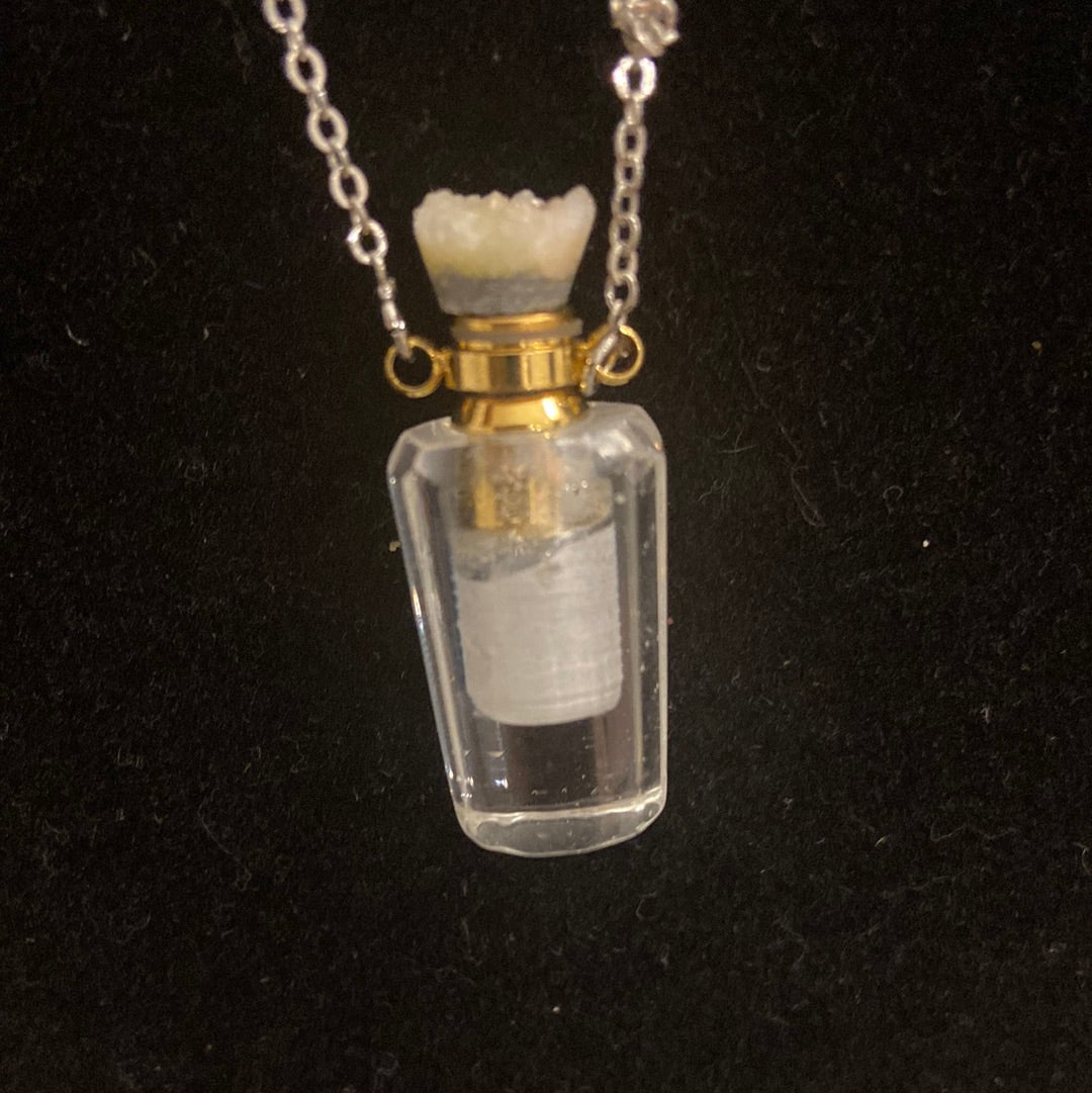 Perfume Bottle Necklace