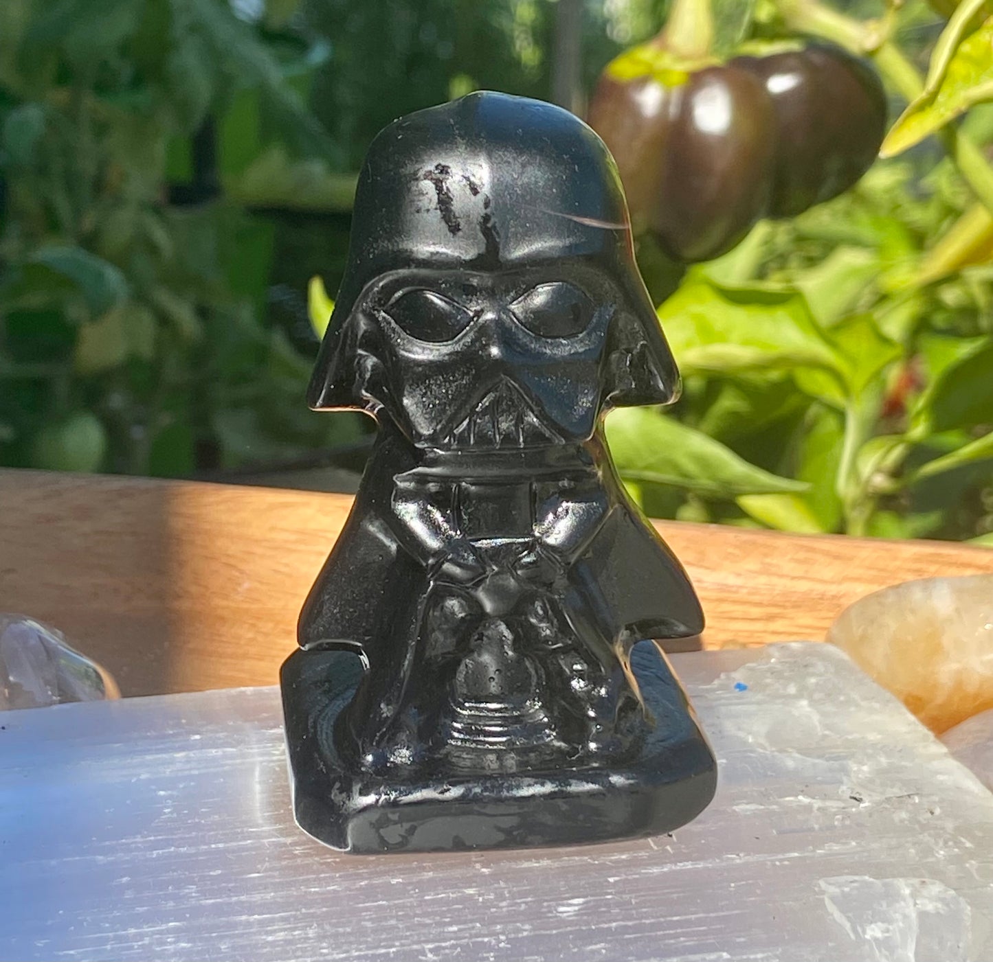Likeness of Star Wars Character Carvings