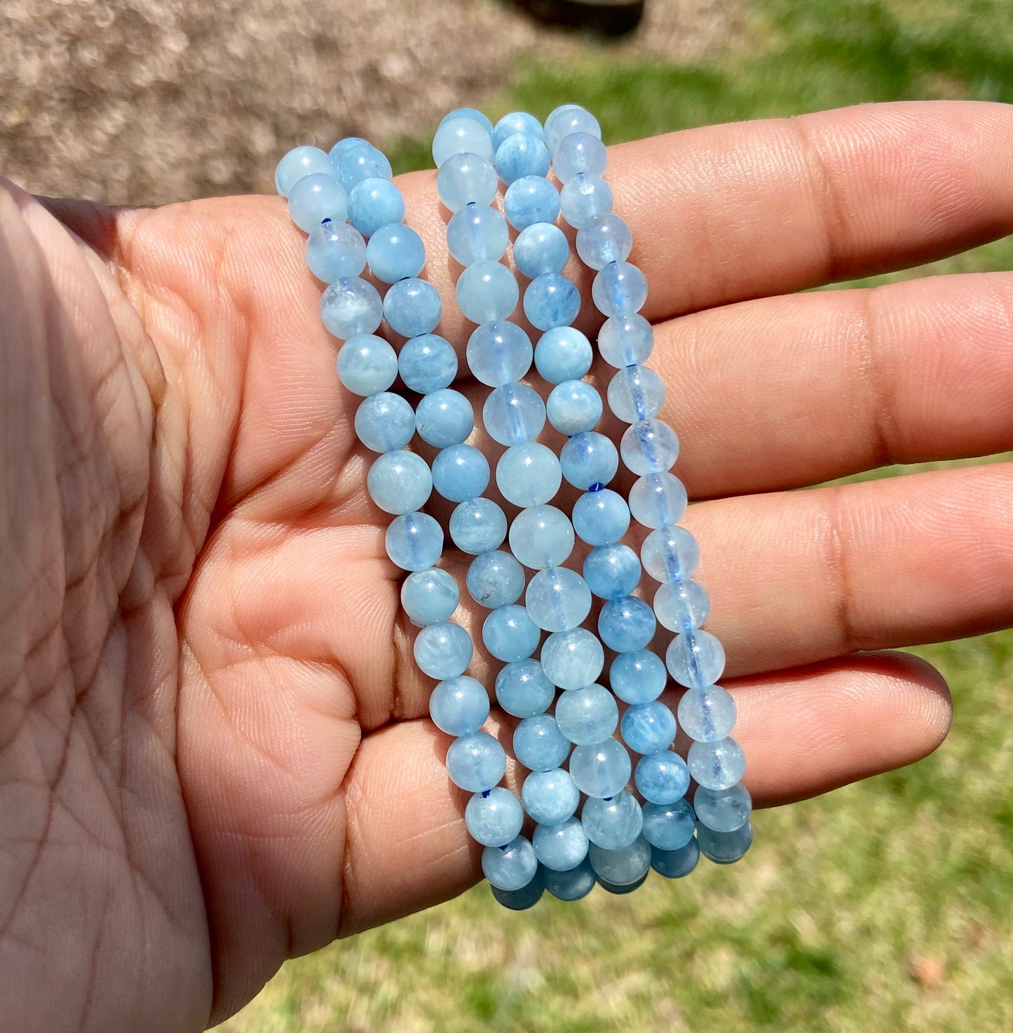 Aquamarine bracelet