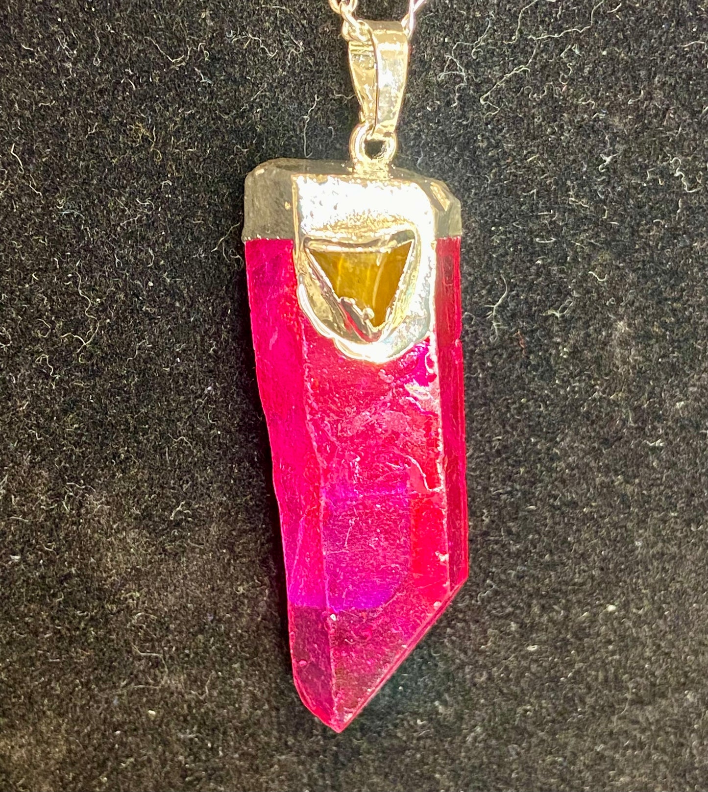 Aura Quartz Necklace